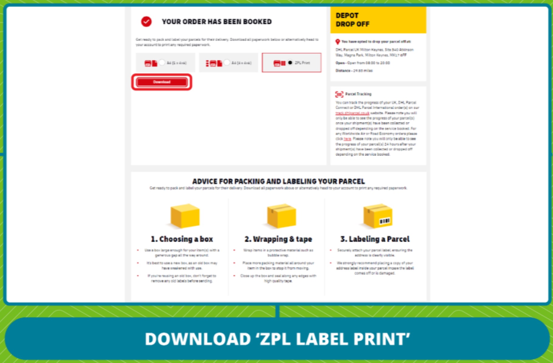 How do I print DHL Shipping Labels on a Dymo Labelwriter? Dymo