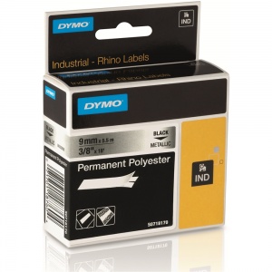 Dymo Rhino 18760 / 18485 Metallized Polyester Tape - 9mm