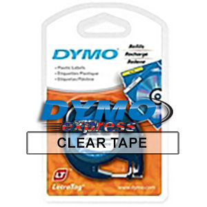dymo letratag clear