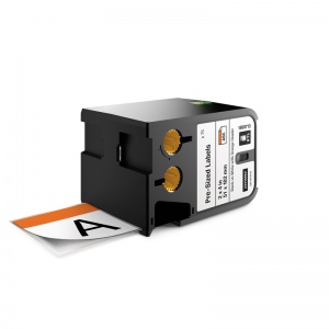 Dymo XTL 1868713 - 51x102mm White with Orange Header Vinyl Safety Labels