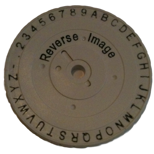 Dymo Rhino Spare REVERSE Embossing Wheel for M1011 - Best UK Prices
