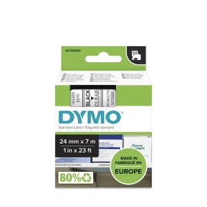 Dymo 53710 Black On Clear - 24mm