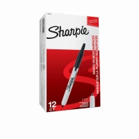 Sharpie Retractable Black Pens (Box of 12)