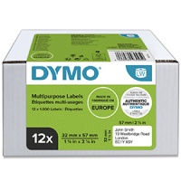 Dymo 11354 Bulk Saver (Pack of 12 Rolls) - 32 x 57mm
