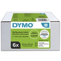 Dymo 11354 Bulk Saver (Pack of 6 Rolls) - 32 x 57mm