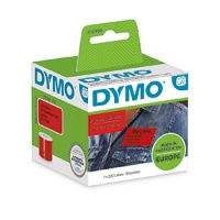 Dymo 99014 RED Shipping/Name Badge (220 labels) - 54mm x 101mm