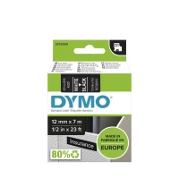 Dymo 45021 White On Black - 12mm