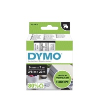 Dymo 40910 Black On Clear - 9mm