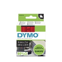Dymo 40917 Black On Red - 9mm