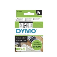Dymo 43613 Black On White - 6mm