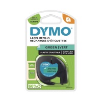 Dymo 91204 Green Plastic LetraTAG Tape